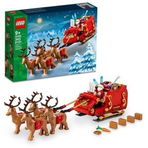 NIB sealed LEGO Santa's Sleigh Christmas Toy Set with Reindeer Figurine 40499